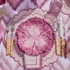 Mrs. Alice Serena Aubergine Cabbage Starter Plates (Set of 4)< Summer Crockery | Starter Plates