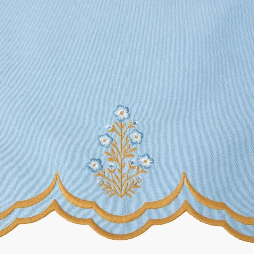 Mrs. Alice Serena Blue Carnation Napkins (Set of 4)< Summer Table Linen | Napkins
