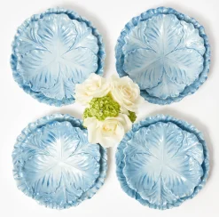 Mrs. Alice Serena Cabbage Dinner & Starter Plates (Set of 8)< Summer Crockery | Crockery Sets