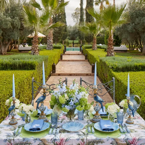 Mrs. Alice Serena Cabbage Dinner & Starter Plates (Set of 8)< Summer Crockery | Crockery Sets