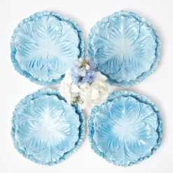 Mrs. Alice Serena Cabbage Dinner & Starter Plates (Set of 8)< Summer Crockery | Crockery Sets
