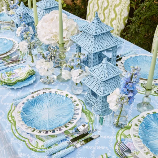 Mrs. Alice Serena Cabbage Dinner & Starter Plates (Set of 8)< Summer Crockery | Crockery Sets