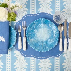 Mrs. Alice Serena Cabbage Dinner & Starter Plates (Set of 8)< Summer Crockery | Crockery Sets