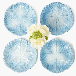 Mrs. Alice Serena Cabbage Dinner Plates (Set of 4)< Summer Crockery | Dinner Plates