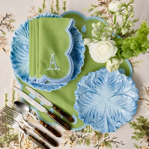 Mrs. Alice Serena Cabbage Starter Plate (Set of 4)< Summer Crockery | Starter Plates
