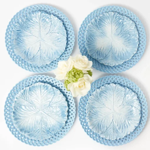 Mrs. Alice Serena Cabbage Starter Plate (Set of 4)< Summer Crockery | Starter Plates