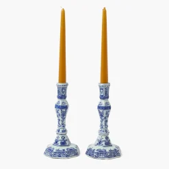 Mrs. Alice Serena Candle Holders (Pair)< Summer Candleware | Candle Holders