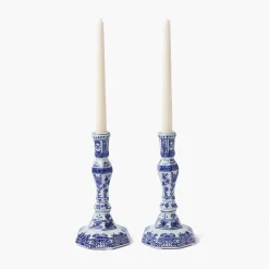 Mrs. Alice Serena Candle Holders (Pair)< Summer Candleware | Candle Holders