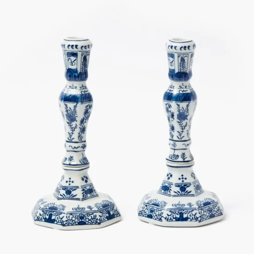 Mrs. Alice Serena Candle Holders (Pair)< Summer Candleware | Candle Holders