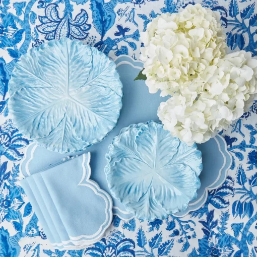 Mrs. Alice Serena Cornflower Blue Napkins (Set of 4)< Napkins | Mrs. Alice Monogram