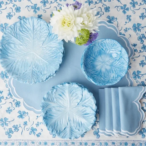 Mrs. Alice Serena Cornflower Blue Napkins (Set of 4)< Napkins | Mrs. Alice Monogram