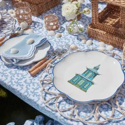 Mrs. Alice Serena Cornflower Blue Napkins (Set of 4)< Napkins | Mrs. Alice Monogram