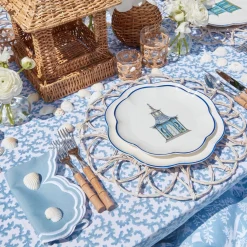 Mrs. Alice Serena Cornflower Blue Napkins (Set of 4)< Napkins | Mrs. Alice Monogram