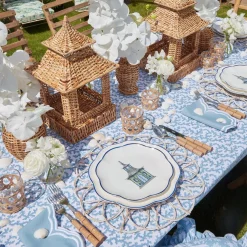 Mrs. Alice Serena Cornflower Blue Napkins (Set of 4)< Napkins | Mrs. Alice Monogram