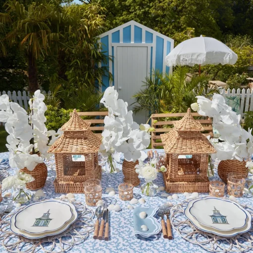 Mrs. Alice Serena Cornflower Blue Napkins (Set of 4)< Napkins | Mrs. Alice Monogram