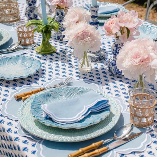 Mrs. Alice Serena Cornflower Blue Placemats (Set of 4)< Placemats