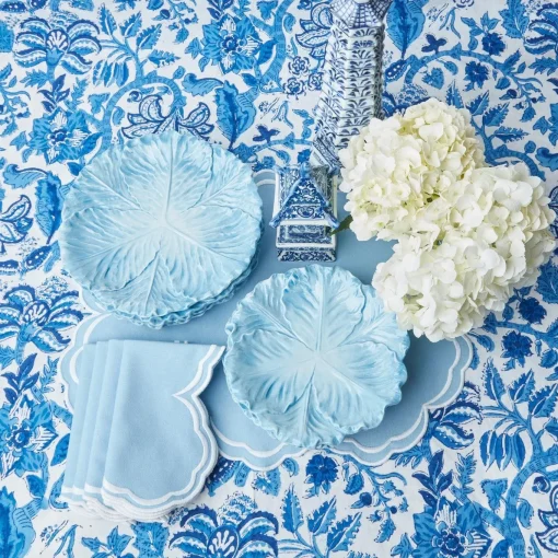 Mrs. Alice Serena Cornflower Blue Placemats (Set of 4)< Placemats