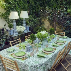 Mrs. Alice Serena Green Appliqué Napkins (Set of 4)< Napkins | Mrs. Alice Monogram