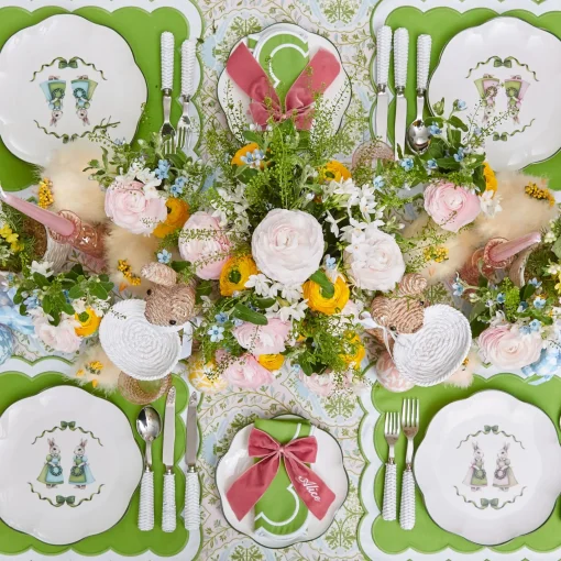 Mrs. Alice Serena Green Appliqué Placemats (Set of 4)< Placemats