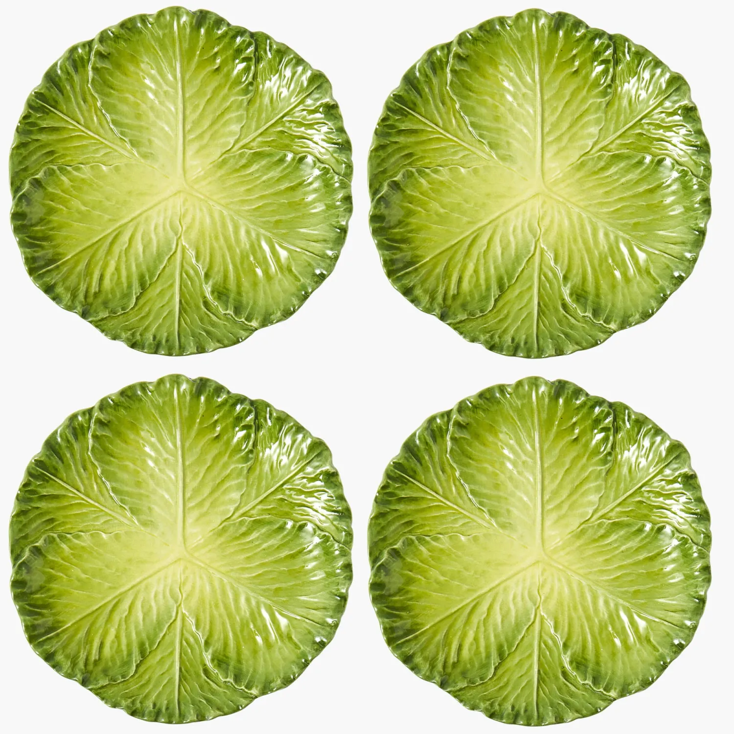 Mrs. Alice Serena Green Cabbage Dinner Plate< Dinner Plates