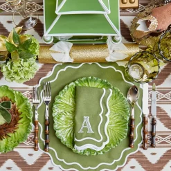 Mrs. Alice Serena Green Cabbage Dinner Plate< Dinner Plates