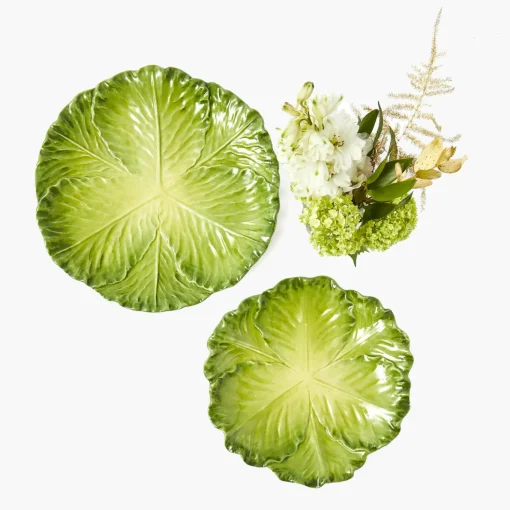Mrs. Alice Serena Green Cabbage Starter Plate< Starter Plates