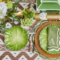 Mrs. Alice Serena Green Cabbage Starter Plate< Starter Plates