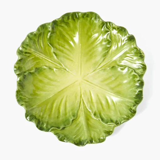 Mrs. Alice Serena Green Cabbage Starter Plate< Starter Plates