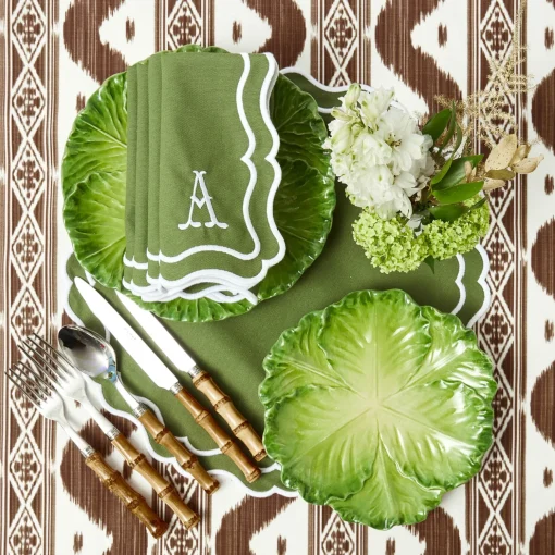 Mrs. Alice Serena Green Cabbage Starter Plate< Starter Plates