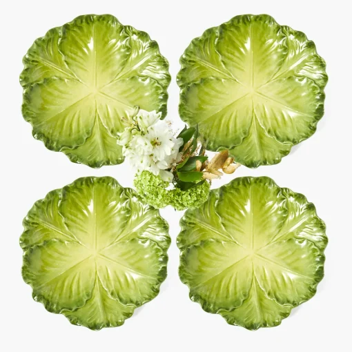 Mrs. Alice Serena Green Cabbage Starter Plate< Starter Plates
