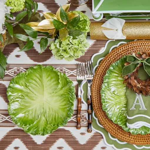 Mrs. Alice Serena Green Cabbage Starter Plate< Starter Plates