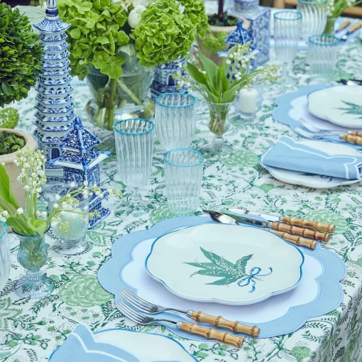 Mrs. Alice Serena Green Tablecloth< Tablecloths