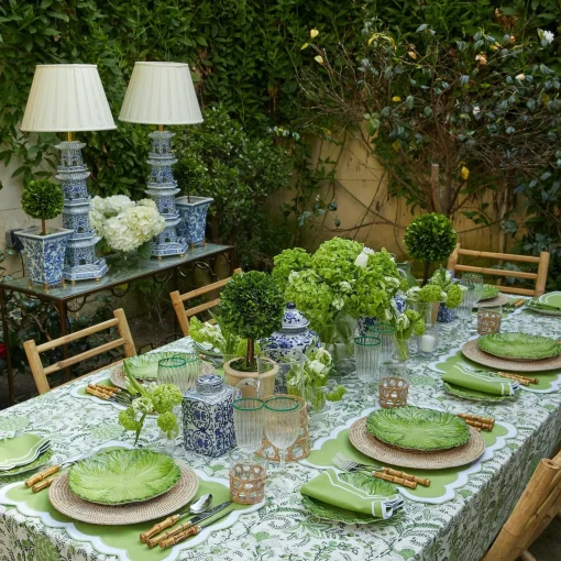 Mrs. Alice Serena Green Tablecloth< Tablecloths