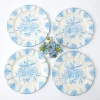 Mrs. Alice Seville Blue Gardênia Dinner Plate (set of 4)< Dinner Plates | Crockery Sets