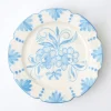 Mrs. Alice Seville Blue Gardênia Dinner Plate< Dinner Plates