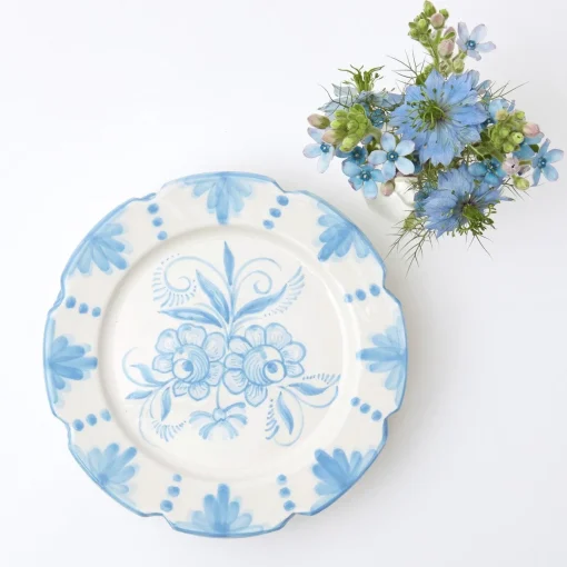 Mrs. Alice Seville Blue Gardênia Starter Plate< Starter Plates