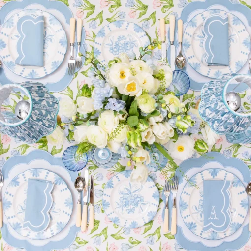 Mrs. Alice Seville Blue Gardênia Starter Plate< Starter Plates