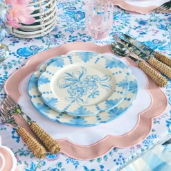 Mrs. Alice Seville Blue Gardênia Starter Plate< Starter Plates