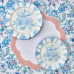 Mrs. Alice Seville Blue Gardênia Starter Plate< Starter Plates