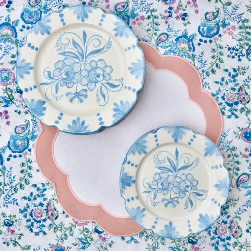 Mrs. Alice Seville Blue Gardênia Starter Plate< Starter Plates