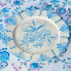 Mrs. Alice Seville Blue Gardênia Starter Plate< Starter Plates