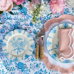 Mrs. Alice Seville Blue Gardênia Starter Plate< Starter Plates