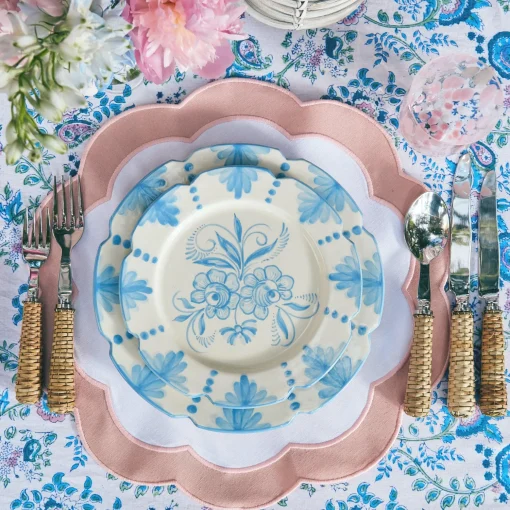 Mrs. Alice Seville Blue Gardênia Starter Plate< Starter Plates