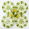 Mrs. Alice Seville Green Gardênia Dinner & Starter Plates (Set of 8)< Crockery Sets