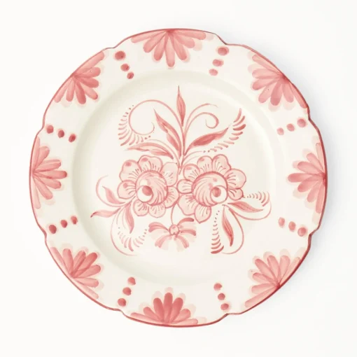 Mrs. Alice Seville Pink Gardênia Dinner Plate< Dinner Plates