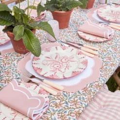 Mrs. Alice Seville Pink Gardênia Dinner Plate (set of 4)< Dinner Plates | Crockery Sets