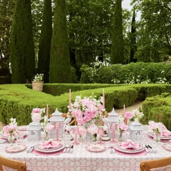 Mrs. Alice Seville Pink Gardênia Dinner & Starter Plates (Set of 8)< Crockery Sets
