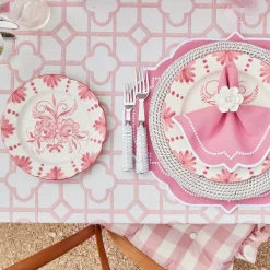 Mrs. Alice Seville Pink Gardênia Dinner & Starter Plates (Set of 8)< Crockery Sets
