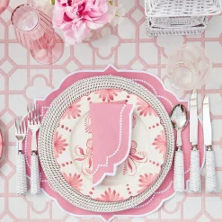 Mrs. Alice Seville Pink Gardênia Dinner Plate (set of 4)< Dinner Plates | Crockery Sets