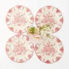 Mrs. Alice Seville Pink Gardênia Starter Plate (set of 4)< Starter Plates | Crockery Sets